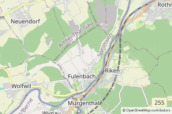 Mapa Fulenbach