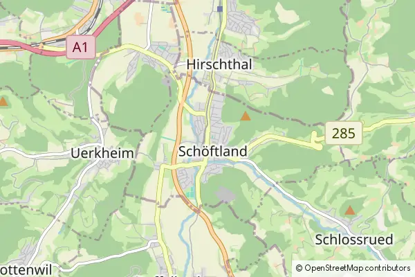 Mapa Schoeftland