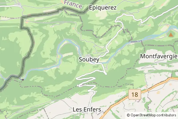 Mapa Soubey