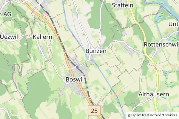 Mapa Bunzen