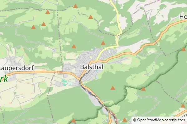 Mapa Balsthal