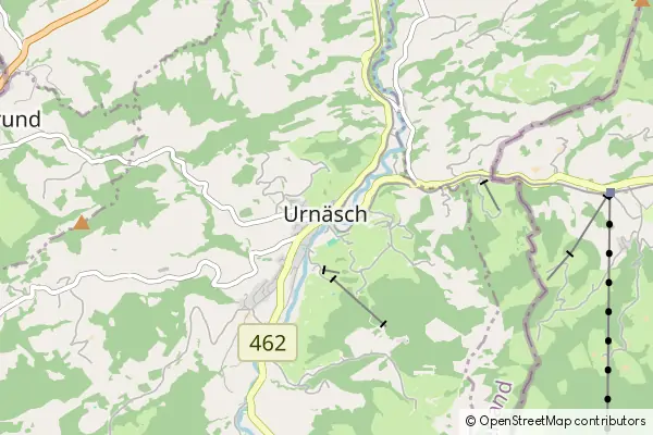 Mapa Urnaesch