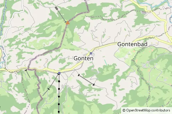 Mapa Gonten