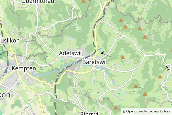 Mapa Bäretswil