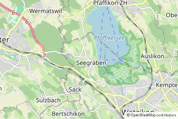 Mapa Seegraeben