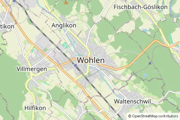 Mapa Wohlen