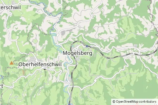 Mapa Mogelsberg