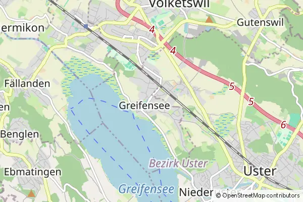 Mapa Greifensee