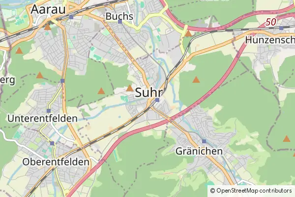 Mapa Suhr