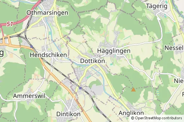 Mapa Dottikon