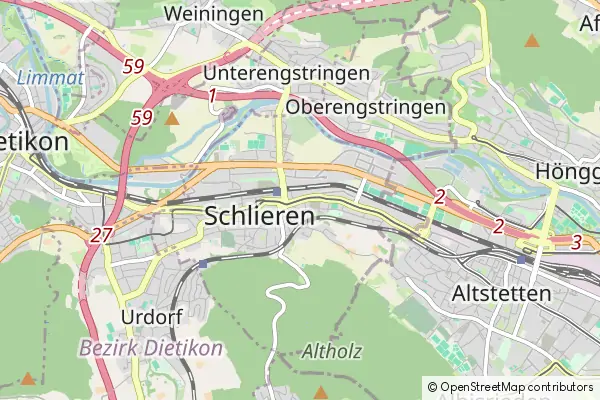 Mapa Schlieren