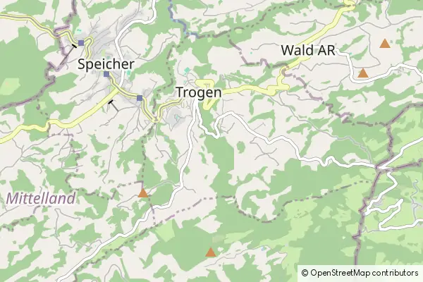 Mapa Trogen