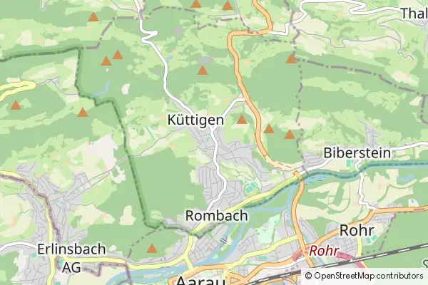 Mapa Kuettigen