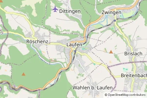 Mapa Laufen