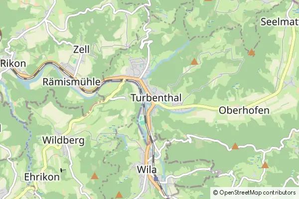 Mapa Turbenthal