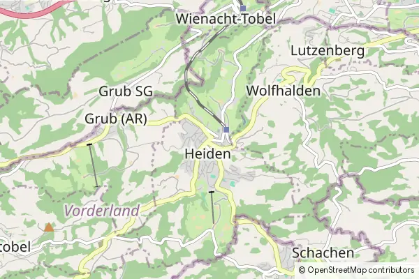 Mapa Heiden