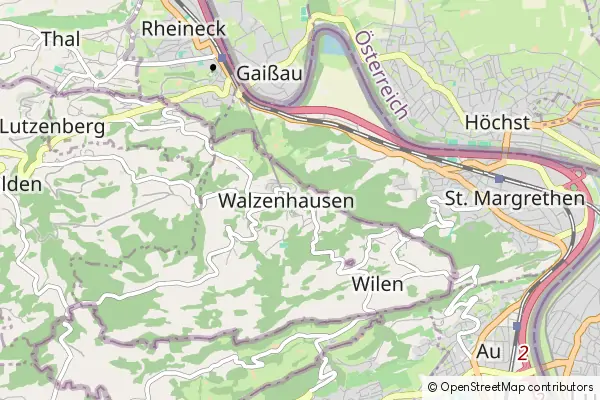 Mapa Walzenhausen