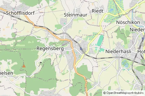 Mapa Dielsdorf