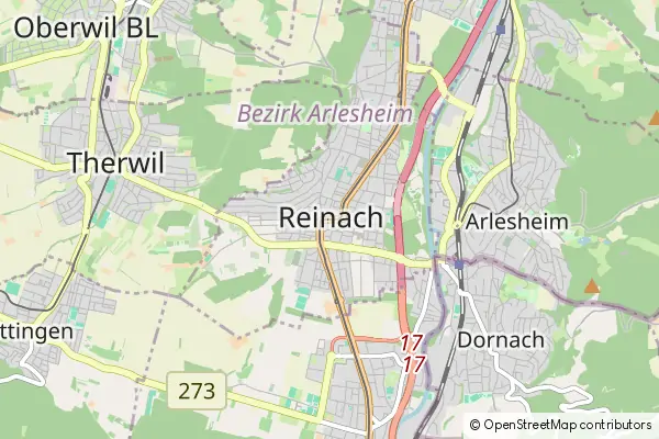 Mapa Reinach