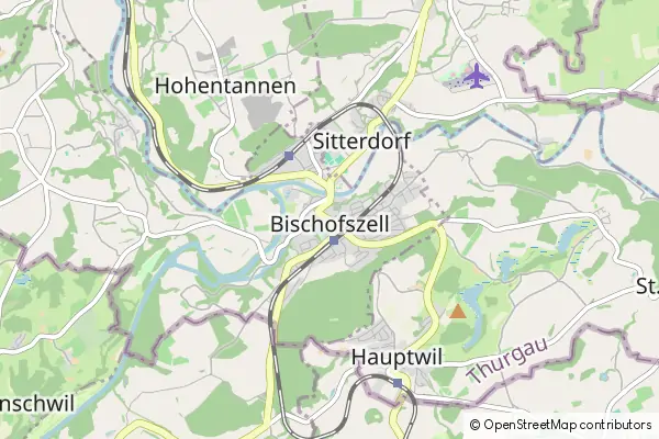 Mapa Bischofszell