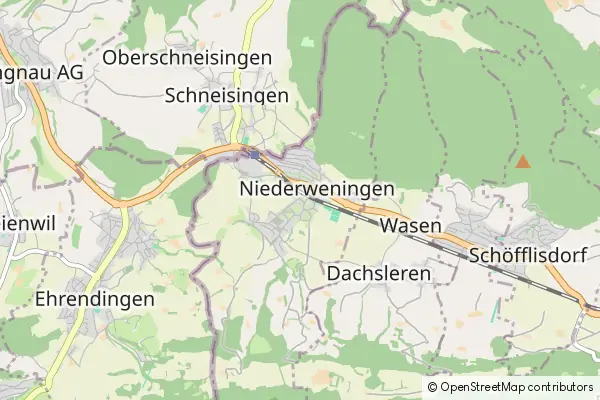 Mapa Niederweningen