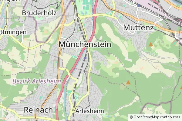 Mapa Muenchenstein