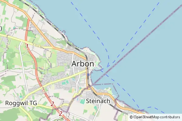 Mapa Arbon