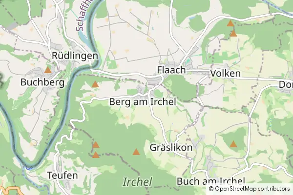 Mapa Berg am Irchel