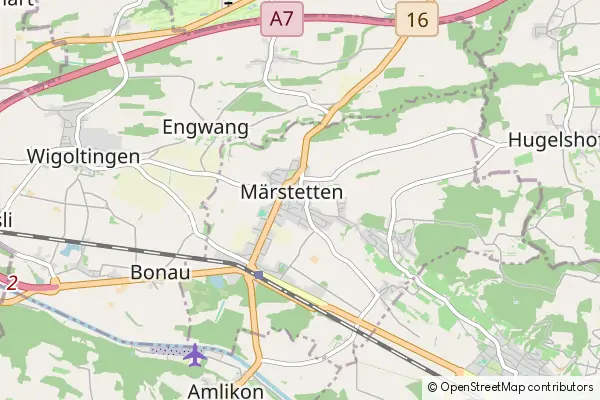 Mapa Maerstetten