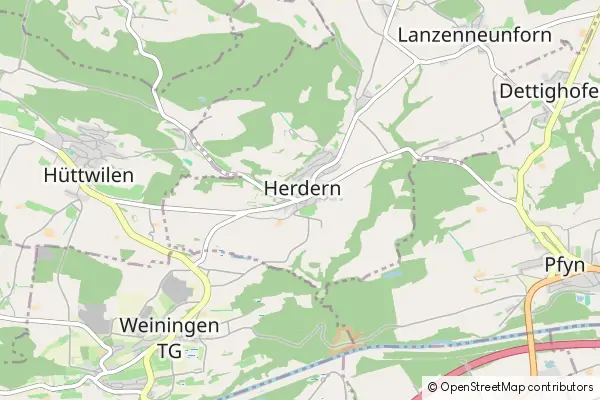 Mapa Herdern