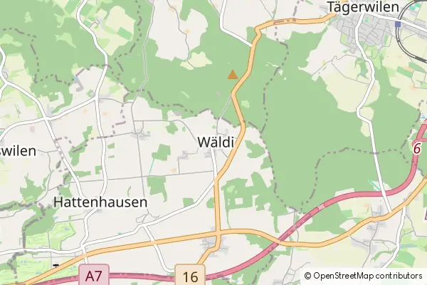 Mapa Wäldi