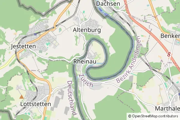 Mapa Rheinau