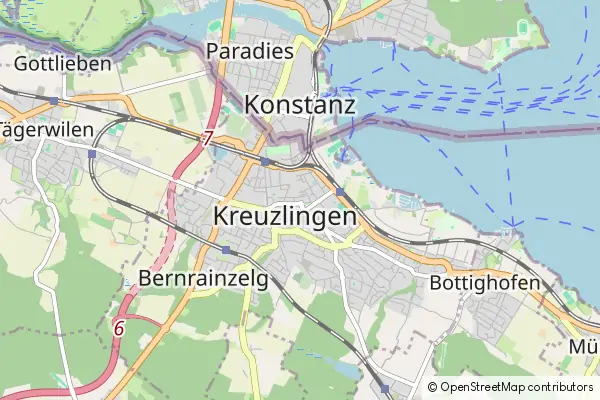 Mapa Kreuzlingen