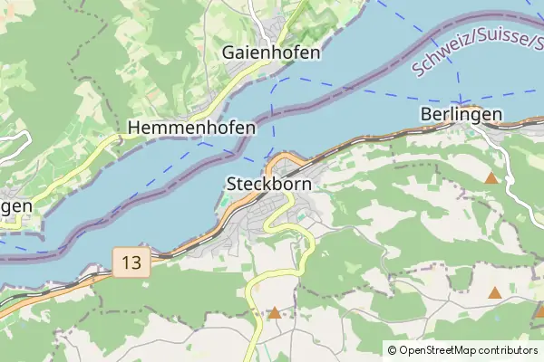 Mapa Steckborn