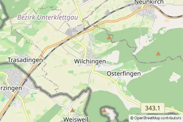 Mapa Wilchingen