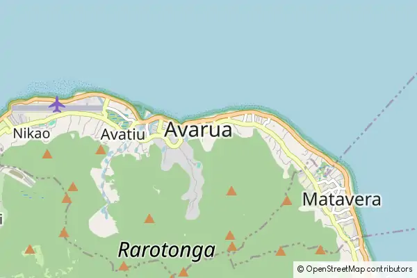 Mapa Avarua