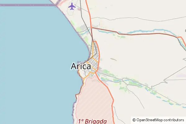 Mapa Arica