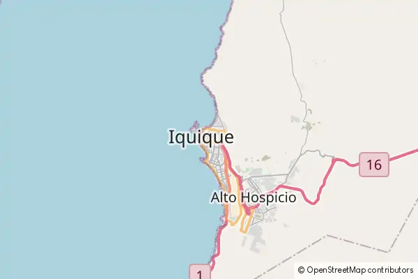 Mapa Iquique