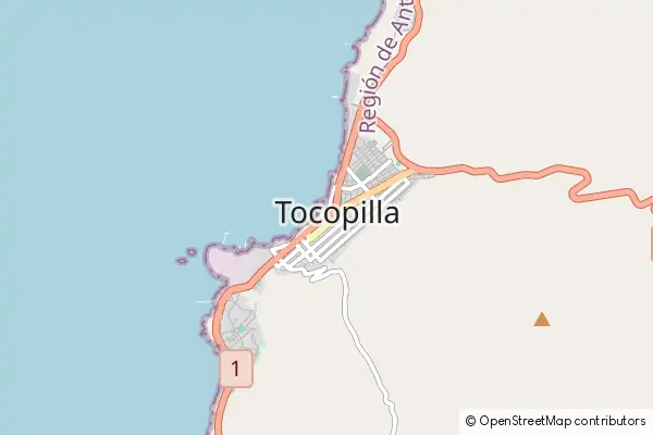 Mapa Tocopilla