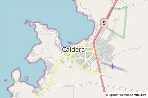 Mapa Caldera