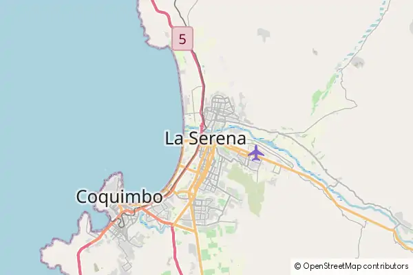 Mapa La Serena