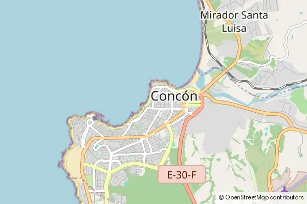 Mapa Concón