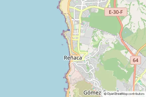 Mapa Reñaca