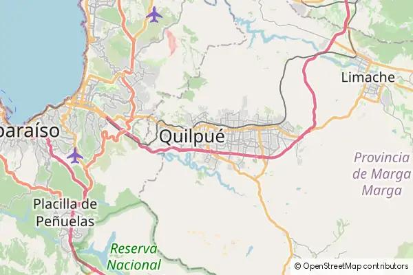 Mapa Quilpué