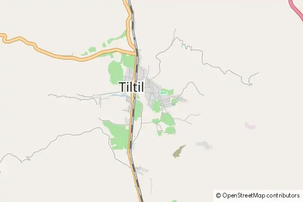 Mapa Tiltil