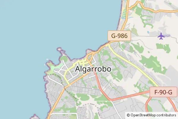 Mapa Algarrobo