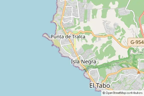 Mapa Isla Negra