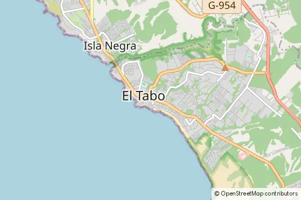 Mapa El Tabo