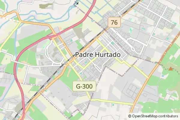 Mapa Padre Hurtado