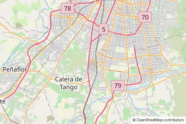 Mapa San Bernardo